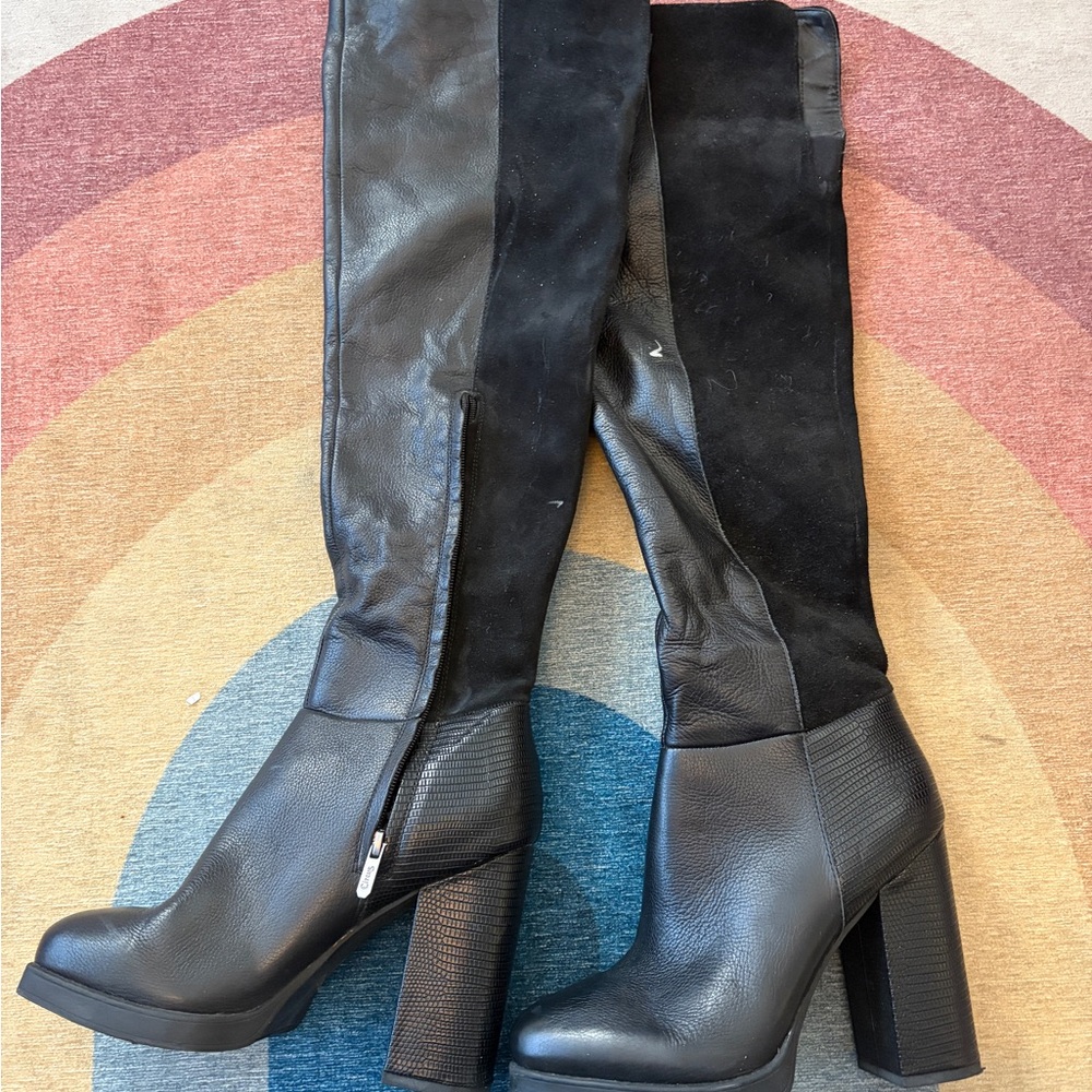Sam Edelman Black Over the Knee Boots